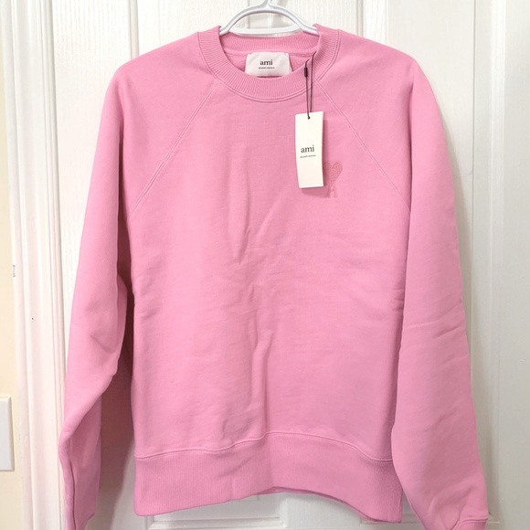 NWT AMI PARIS
Pink Ami De Cœur Sweatshirt - Picture 2 of 3